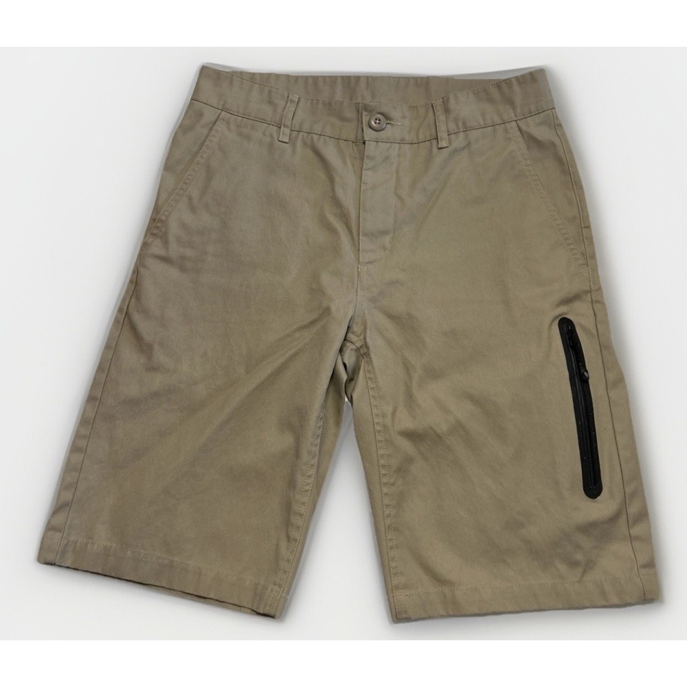 Mens Nike Sportswear Chino Shorts Sz 30 452196-235 11" Ins Zip Cargo Pocket